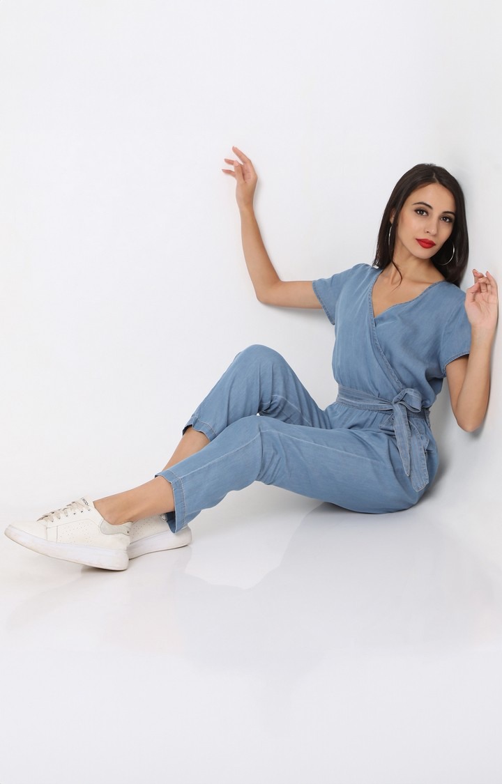 GAS | Jumpsuit with Waist Tie-Up