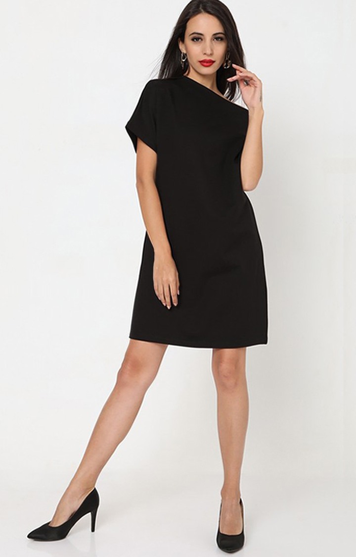 GAS | Isabella Shift Dress with Asymmetrical Neckline