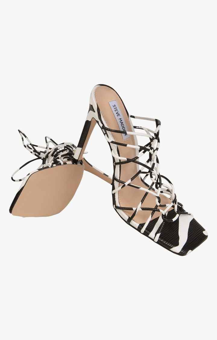 Tygress Black Heel Sandals