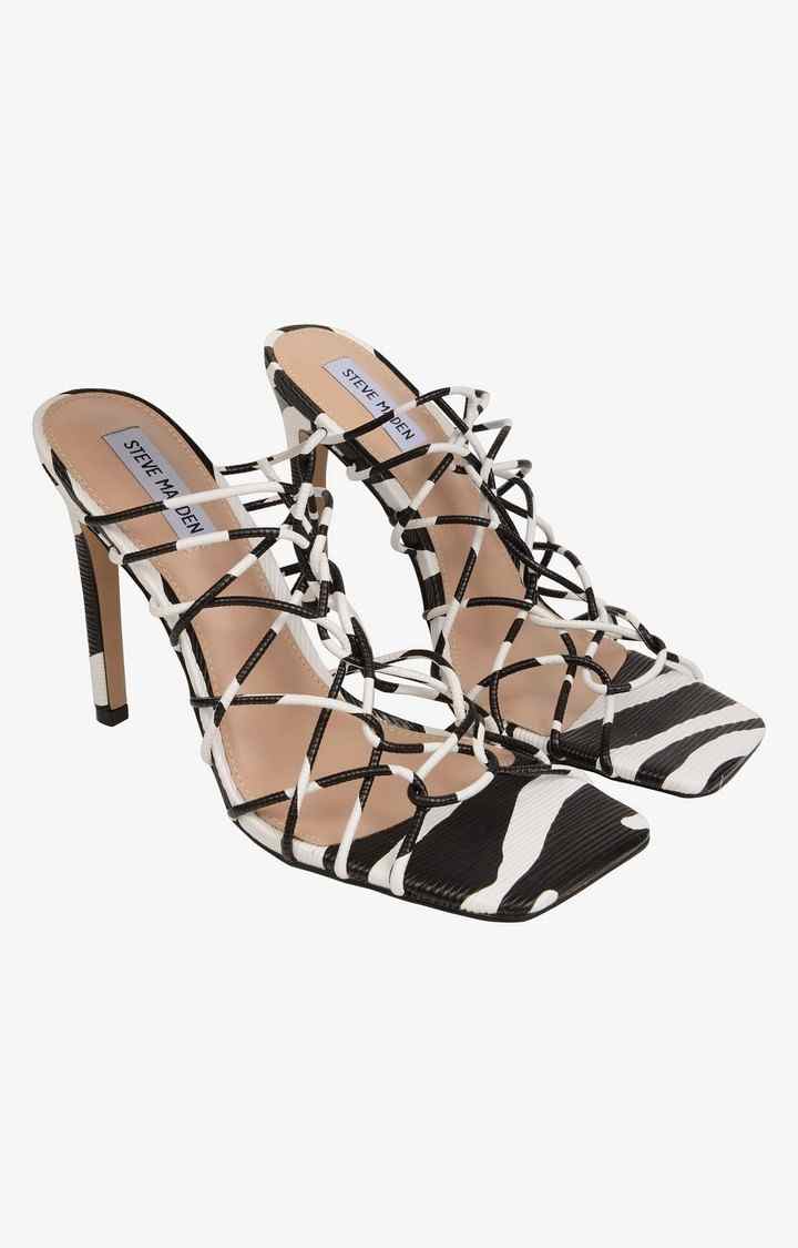Tygress Black Heel Sandals