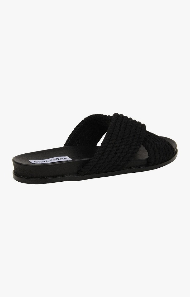 Deniz Black Flats