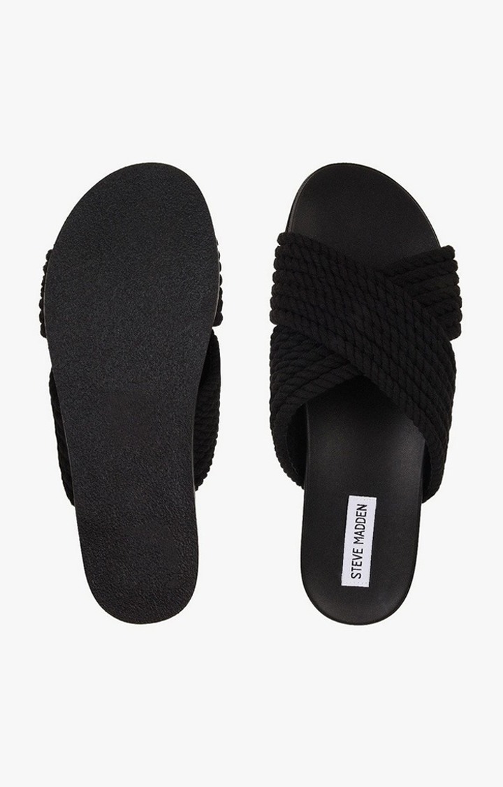 Deniz Black Flats