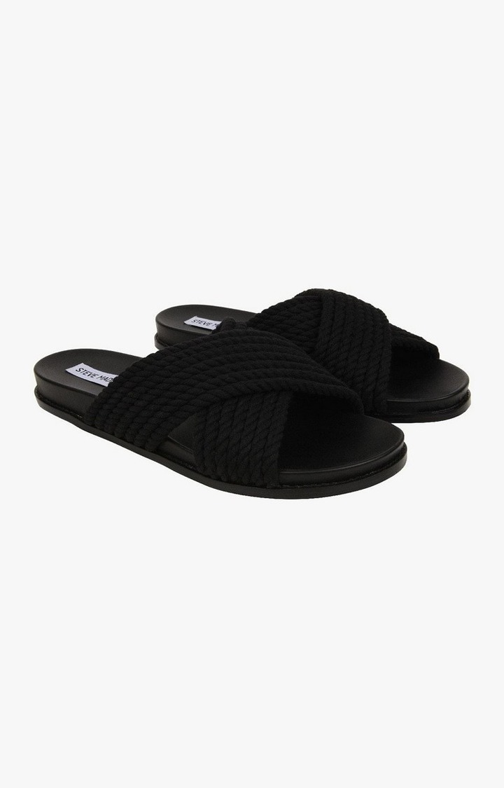 Deniz Black Flats