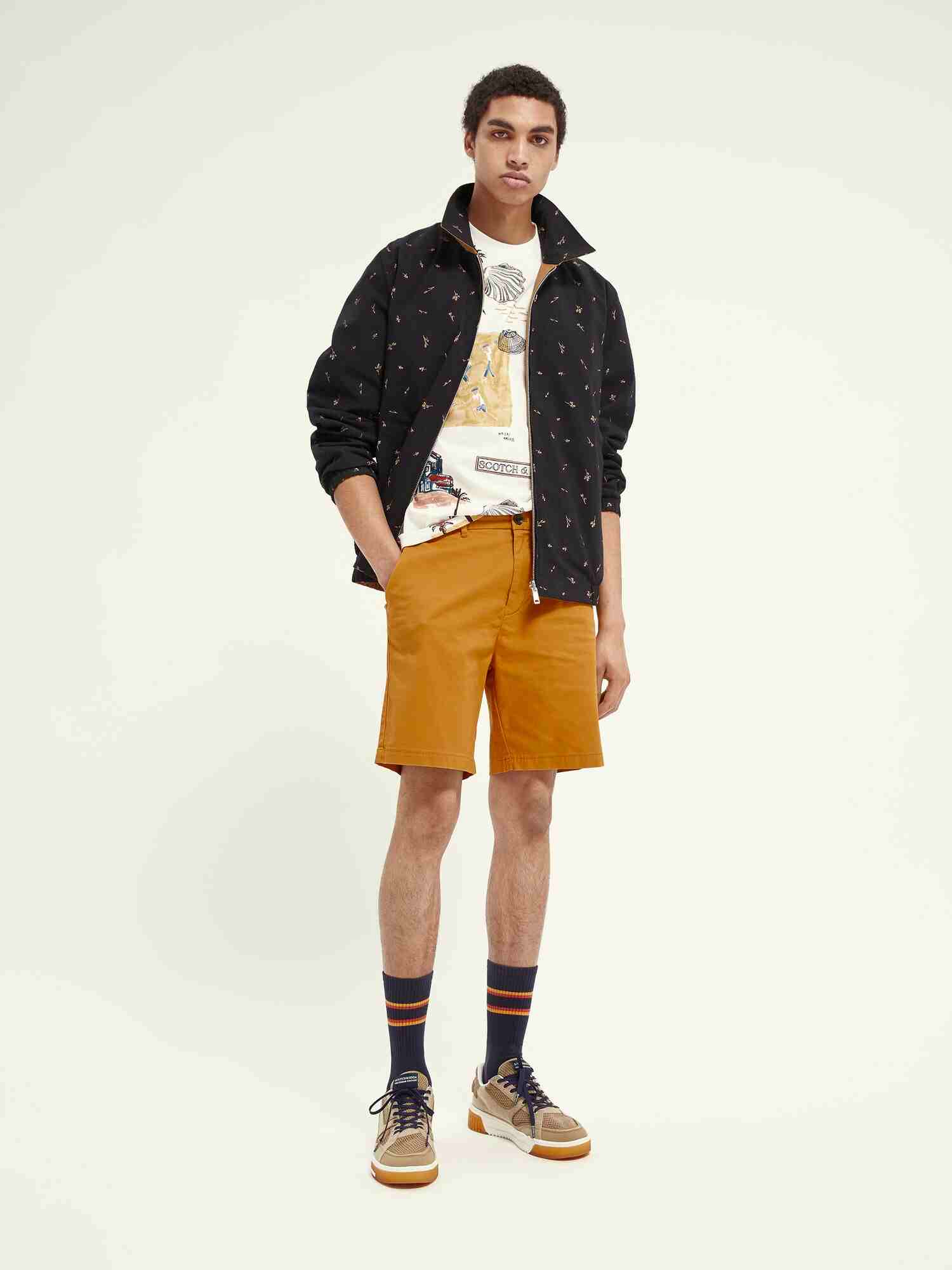 STUART- Classic pima cotton short