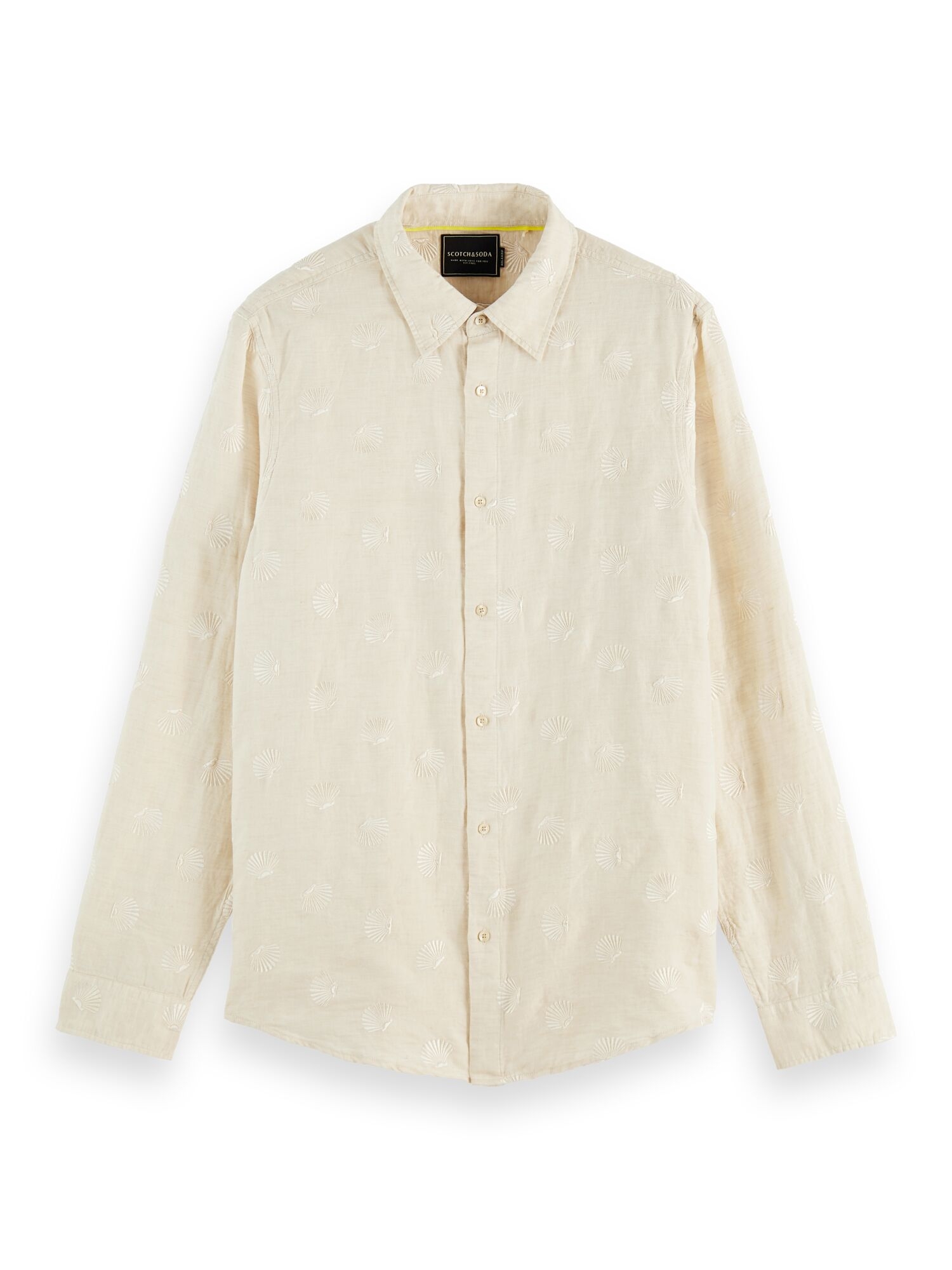 Scotch & Soda | RELAXED FIT- Embroidered organic cotton blend shirt 2