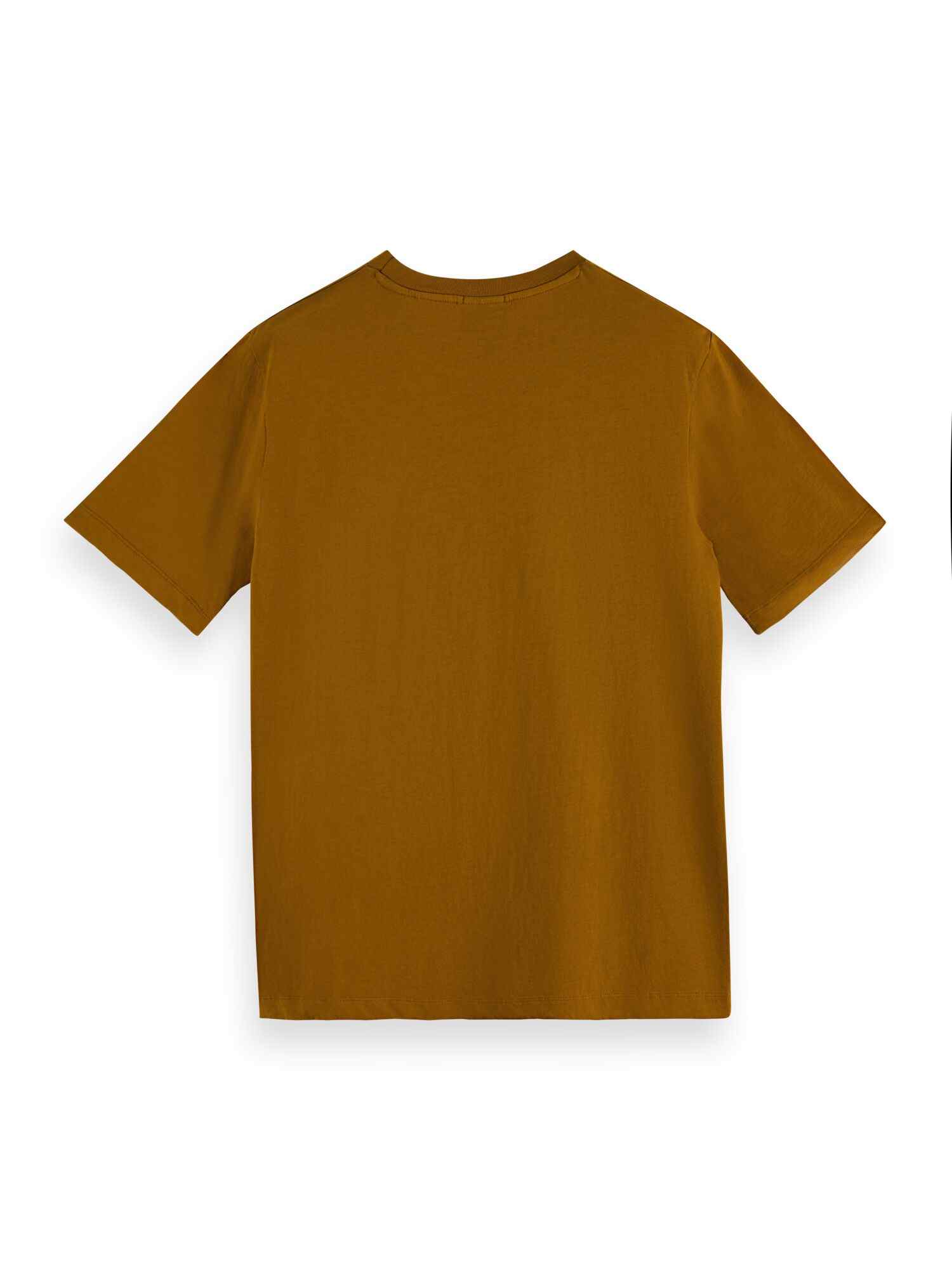Classic solid organic cotton-jersey crewneck t-shirt