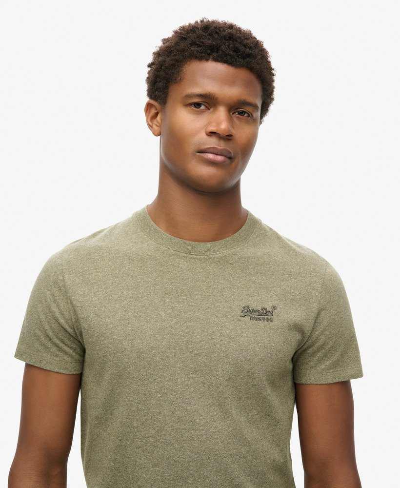 T-shirt Superdry Essential Logo - Coupe Mixte Homme - Modèle Basique Avec Logo Brodé - Couleur Sunburst Coral Et Autres - Taille 2XL