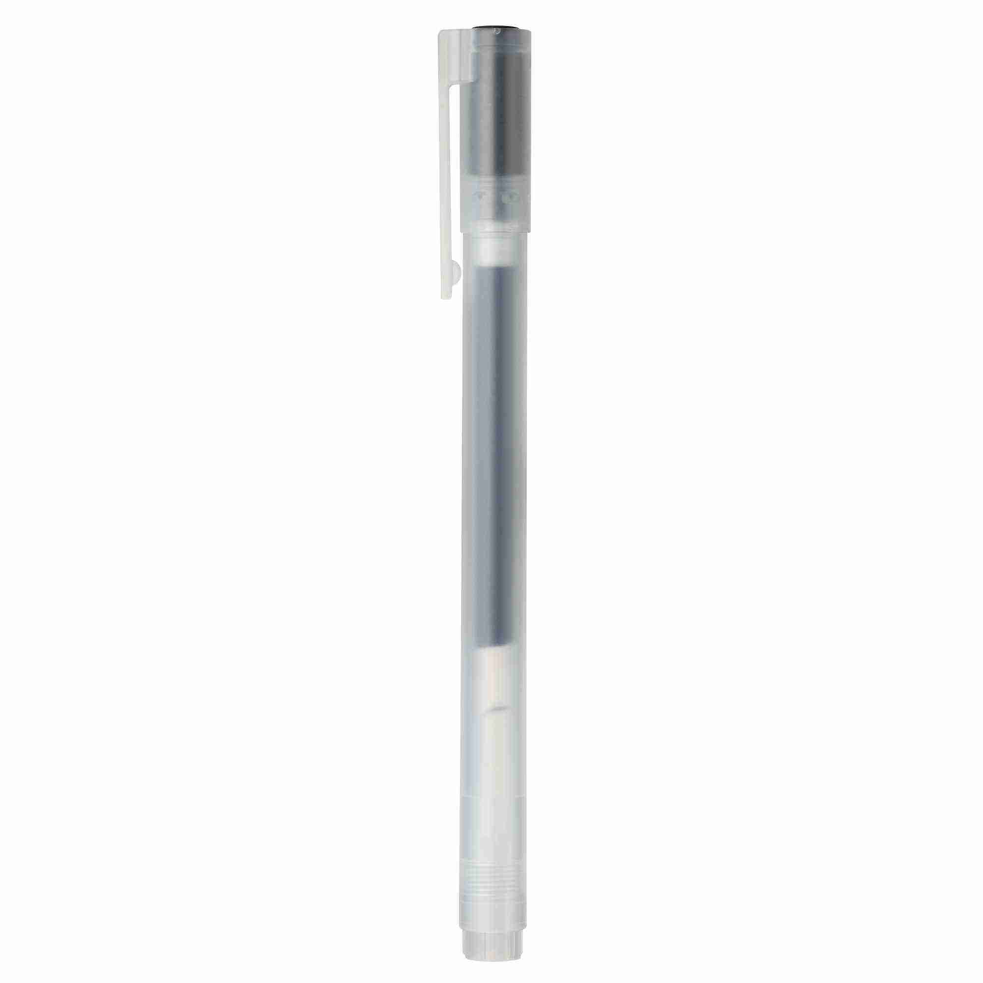GEL INK BALLPOINT PEN CAP TYPE SET 10 0.5 BLACK
