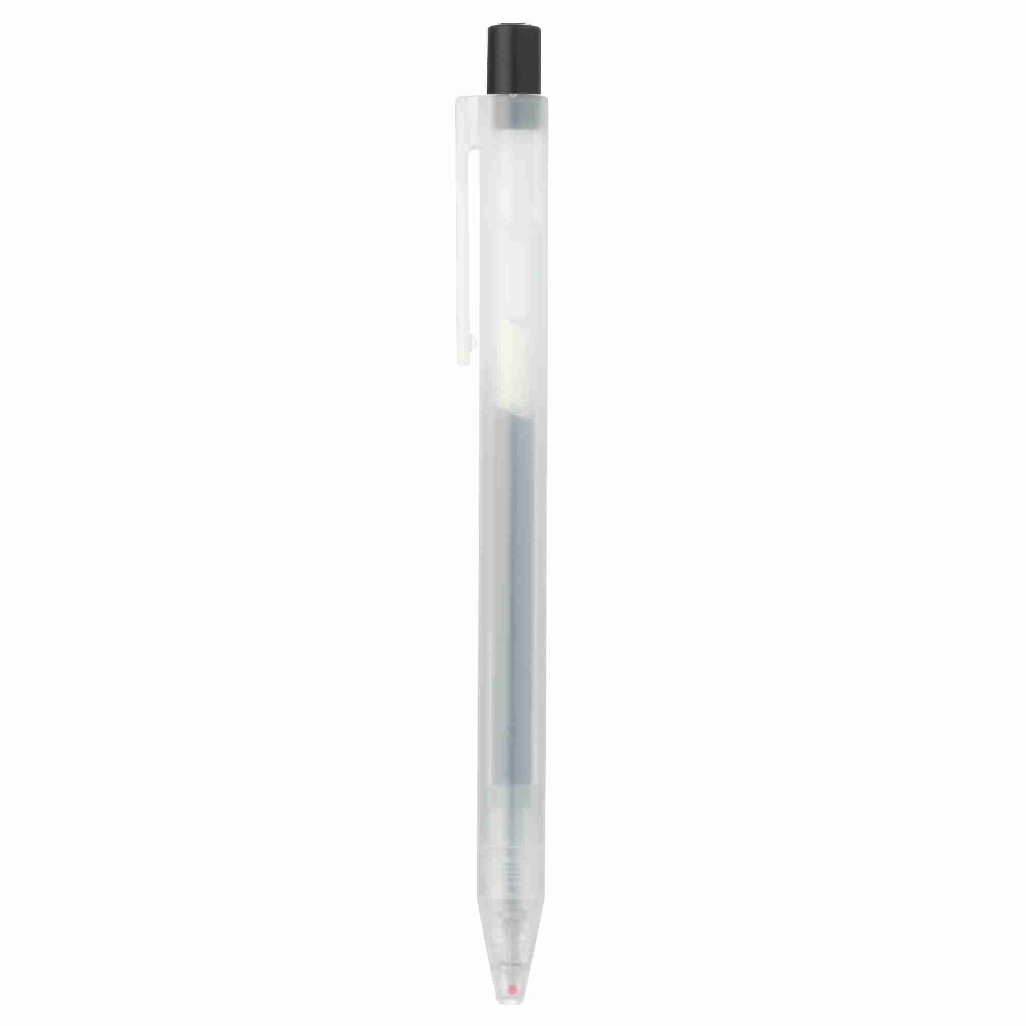 SMOOTH GEL INK BALLPOINT PEN KNOCK TYPE SET 10 0.5 BLACK