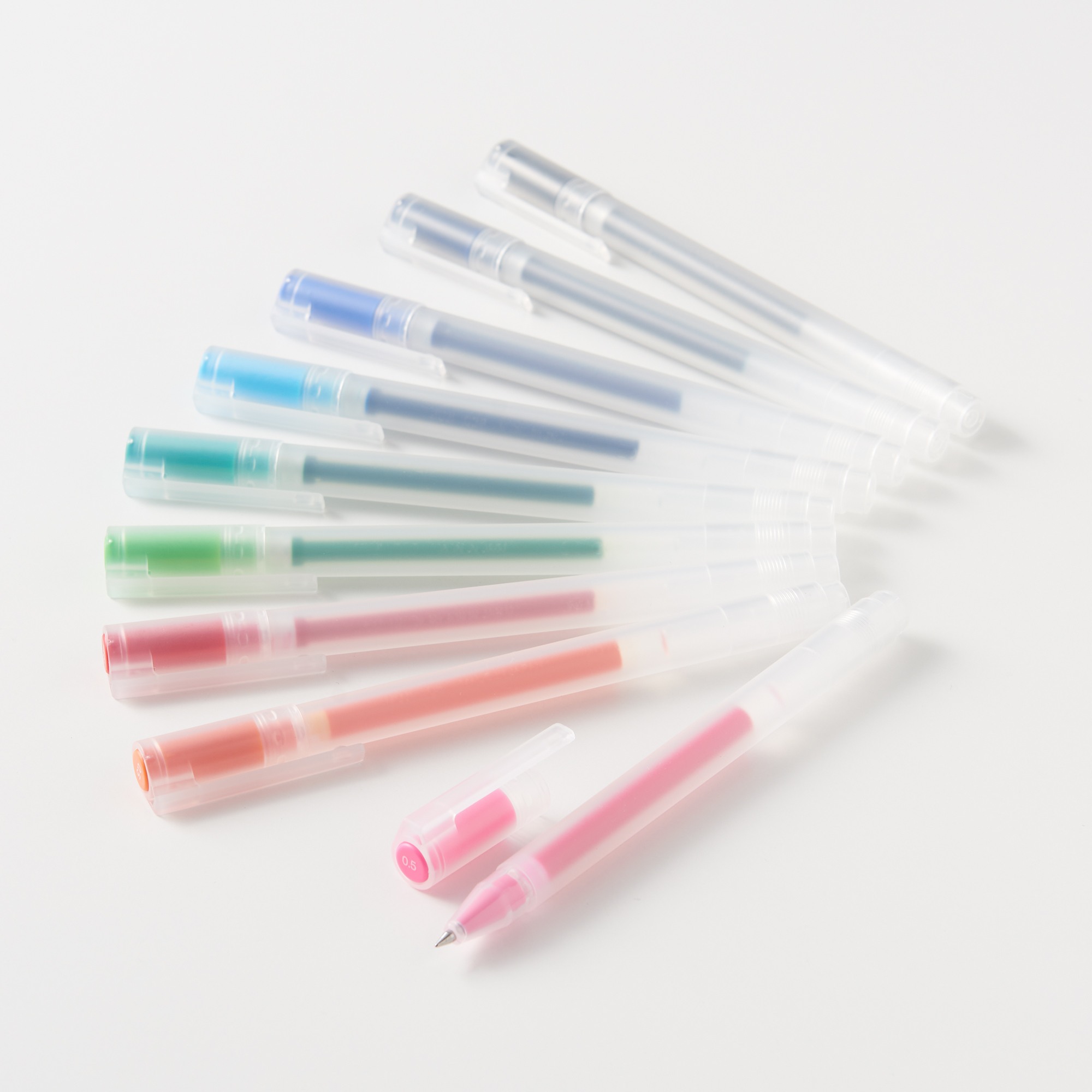 GEL INK BALLPOINT PEN CAP TYPE SET | MUJI India