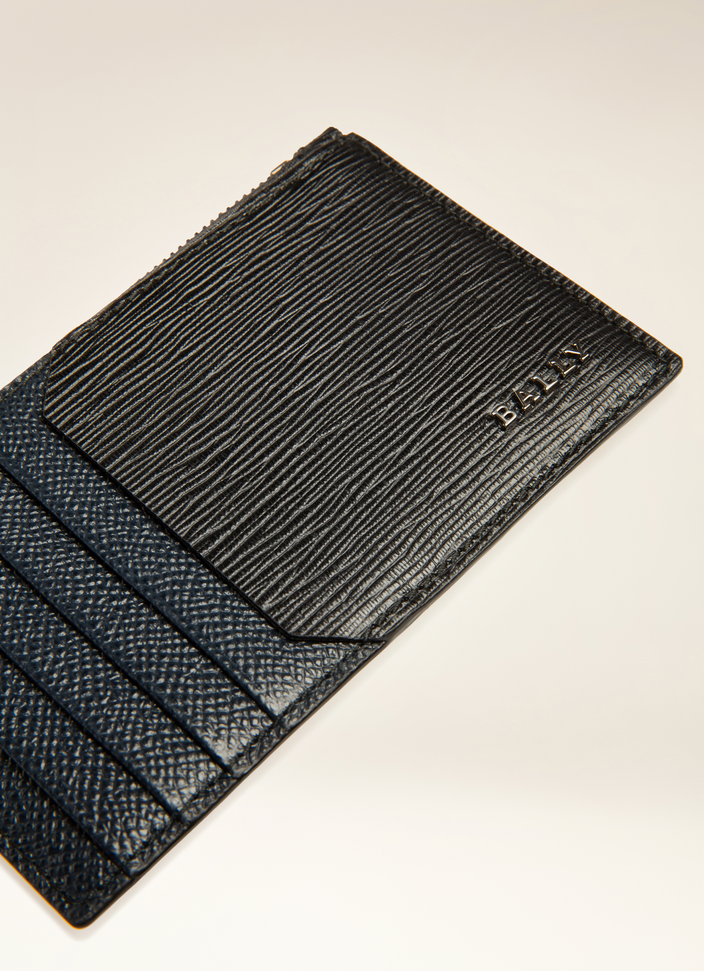 Babe Black Leather Business Card Holder