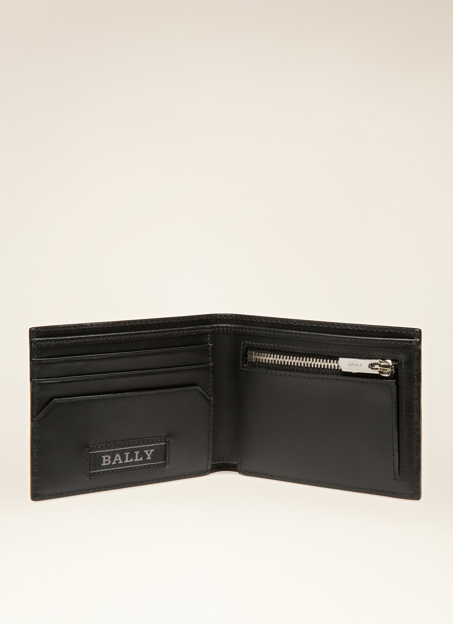 Biman Leather Wallet In Black