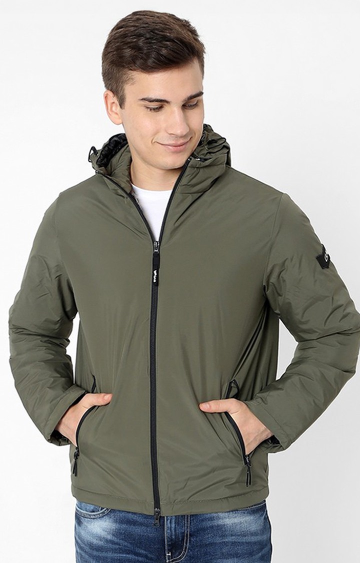 GAS | Fay Zip-Front Hooded Jacket with Zipper Pockets