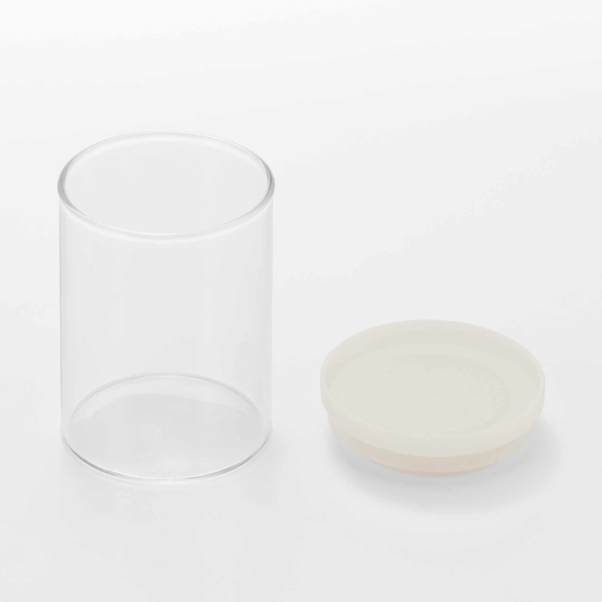 HEAT PROOF GLASS ROUND STORAGE CASE