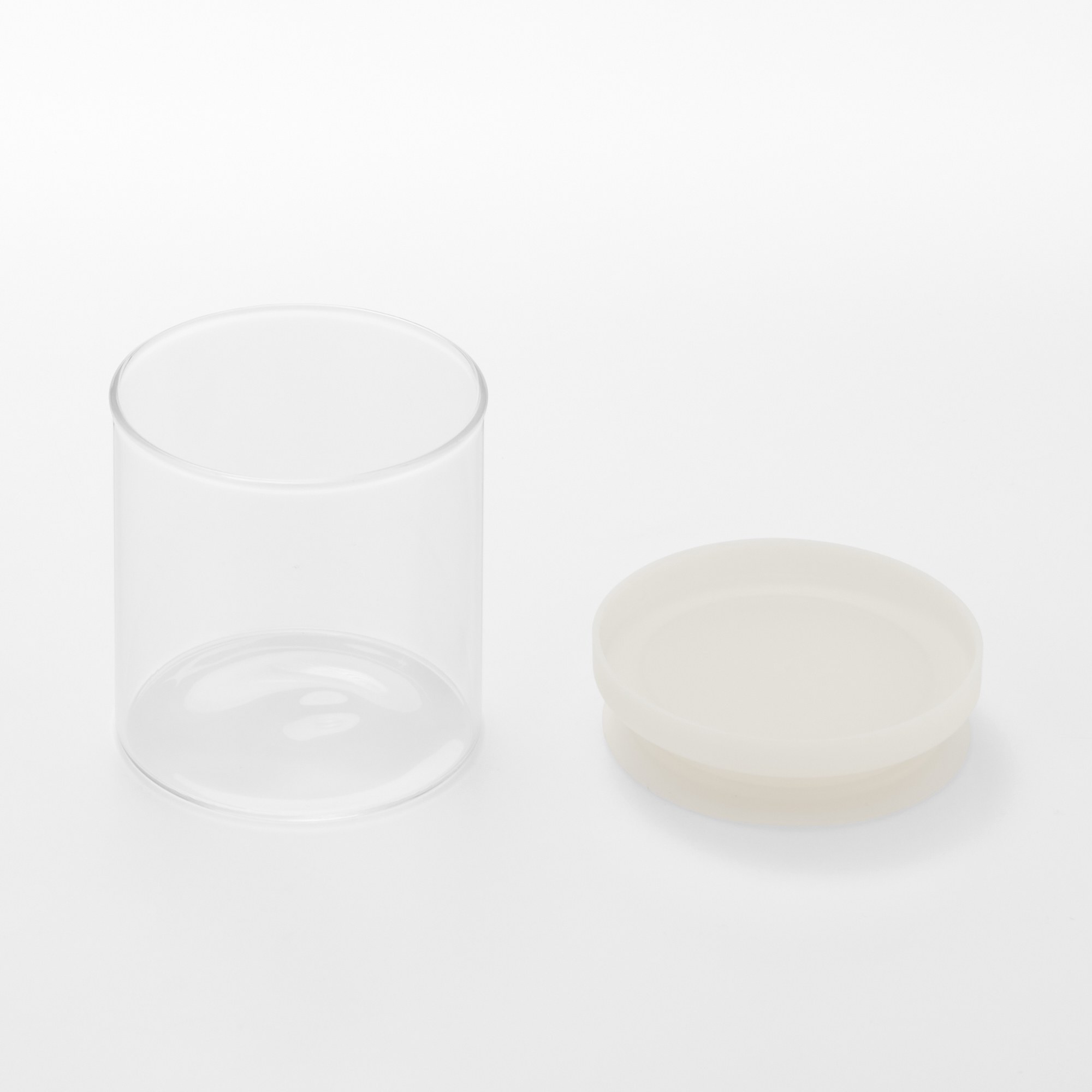 HEAT PROOF GLASS ROUND STORAGE CASE