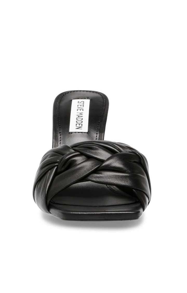 Tone Black Heel Sandals