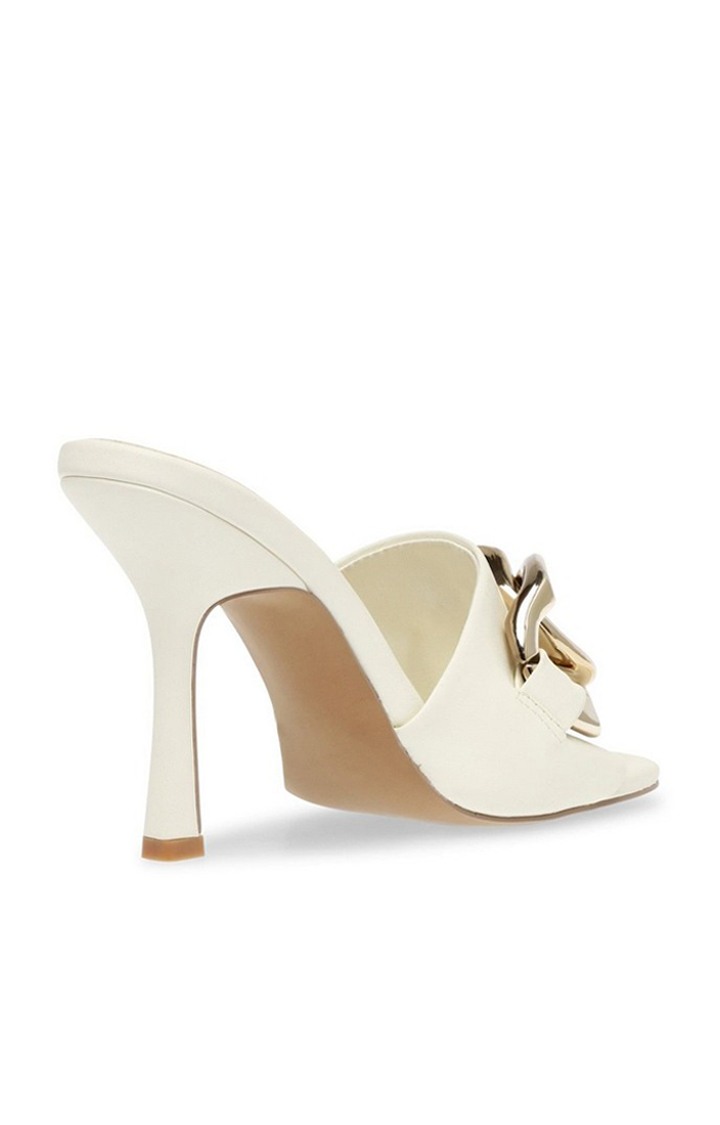 Jamilla Beige Heel Sandals
