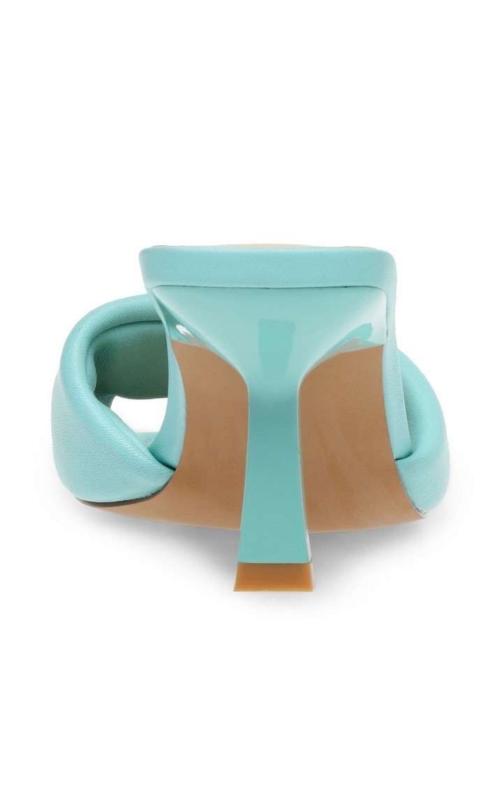 Thai Blue Heel Sandals