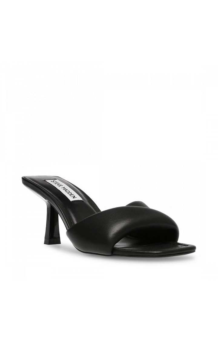 Thai Black Heel Sandals