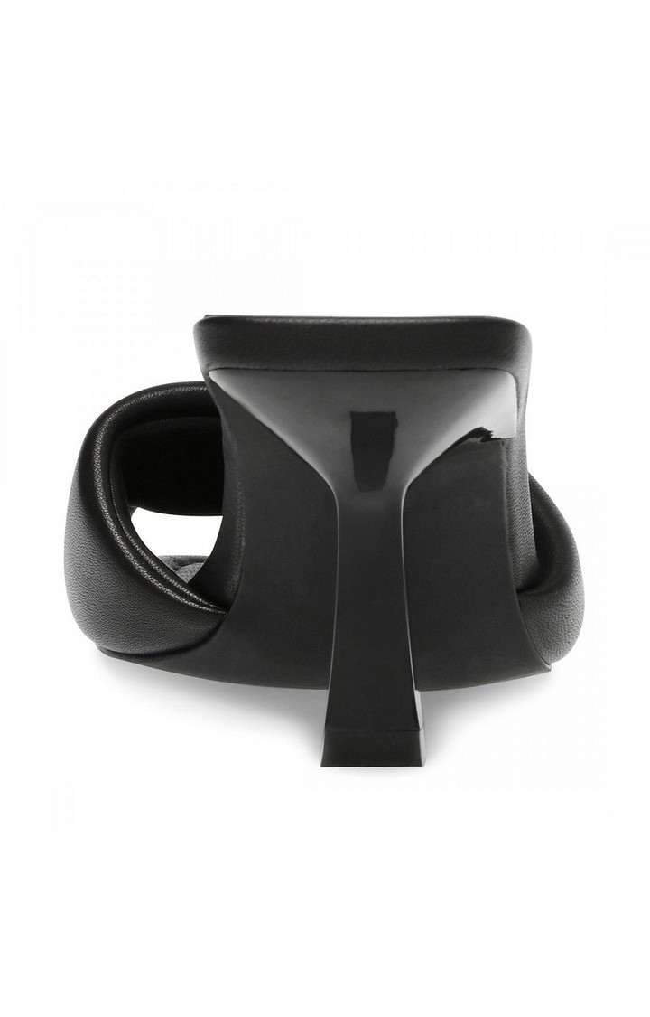 Thai Black Heel Sandals