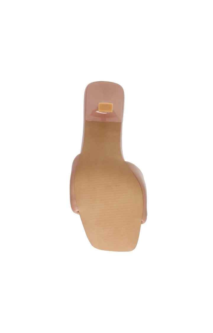 Thai Beige Heel Sandals