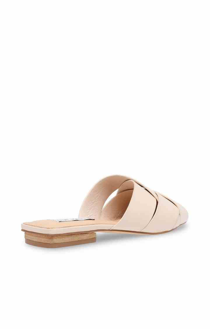 Gambit Beige Closed Flats & Ballerinas