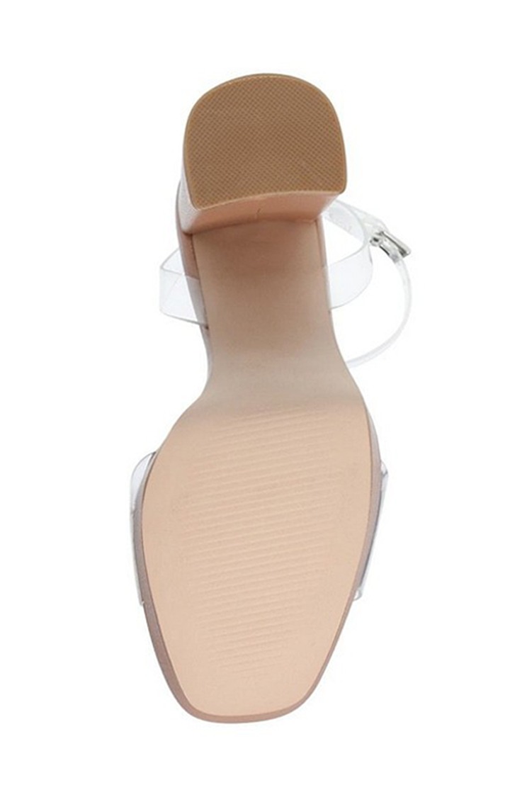 Lessa Transparent Heel Sandals