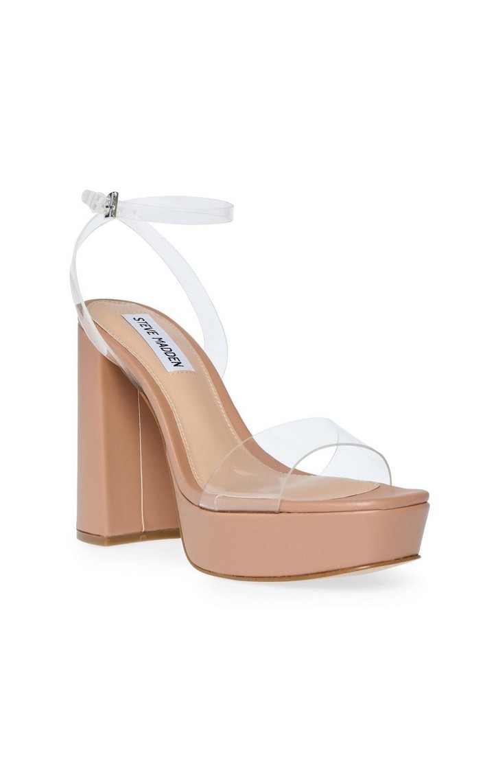 Lessa Transparent Heel Sandals