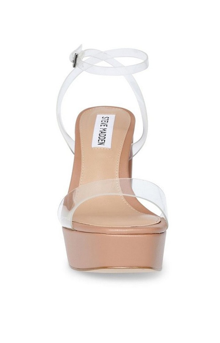 Lessa Transparent Heel Sandals