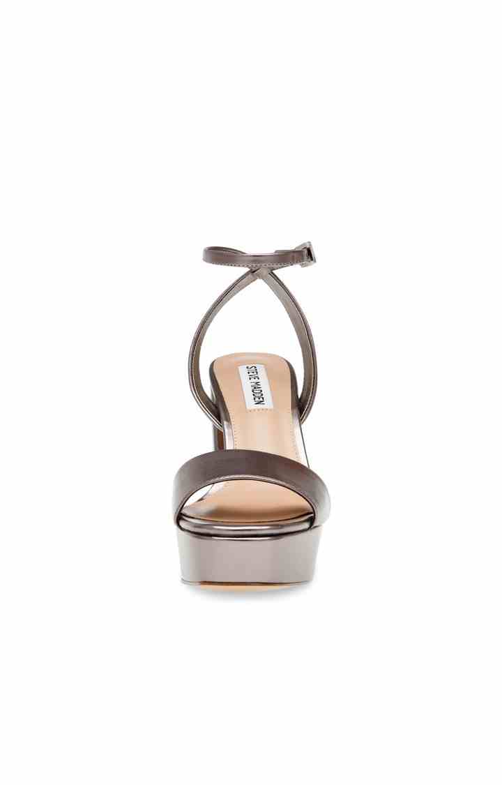 Lessa Grey Heel Sandals