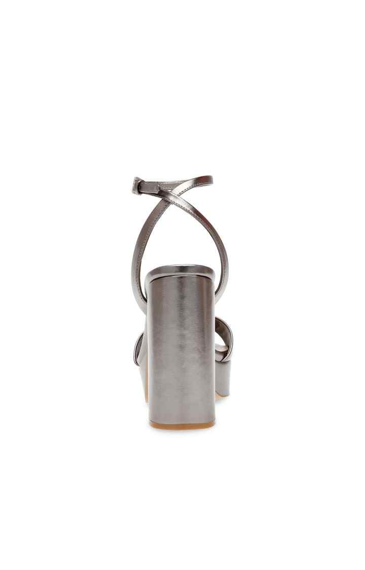 Lessa Grey Heel Sandals