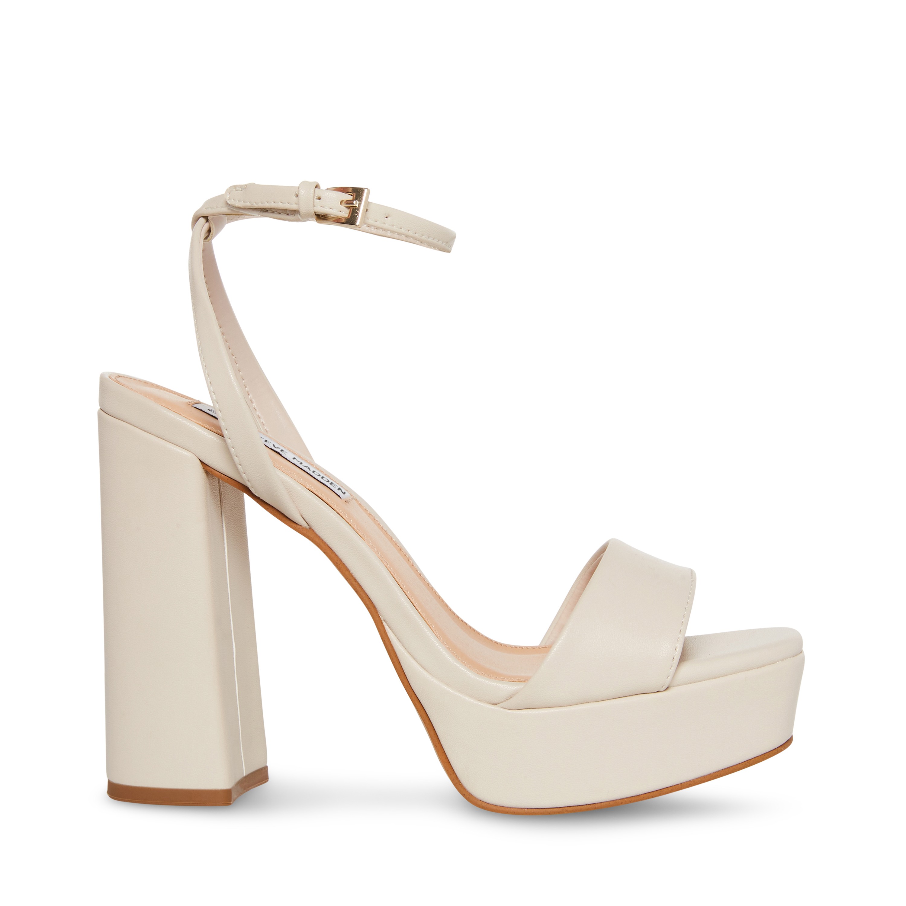 Lessa White Heels Sandals