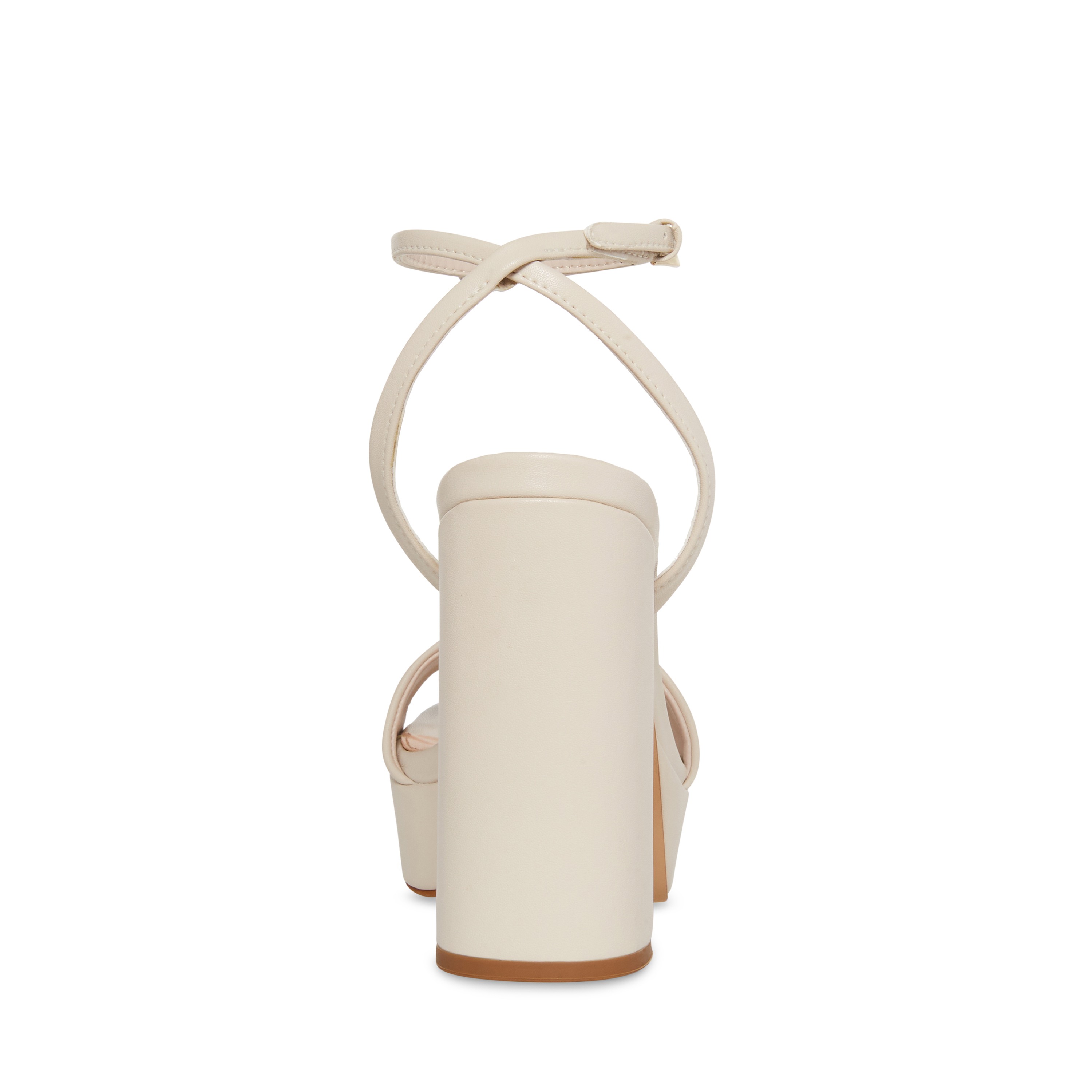 Lessa White Heels Sandals