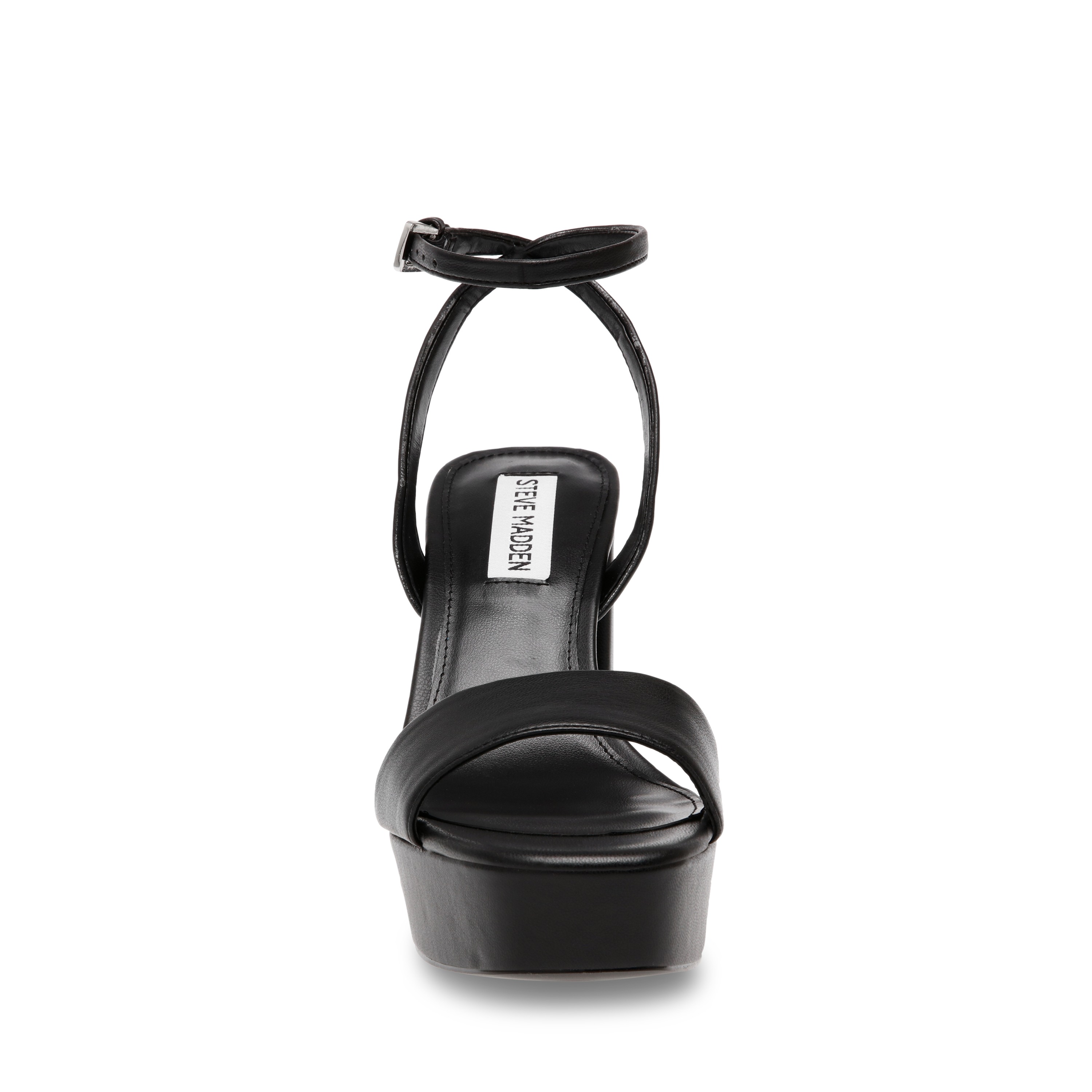 Lessa Black Heels Sandals