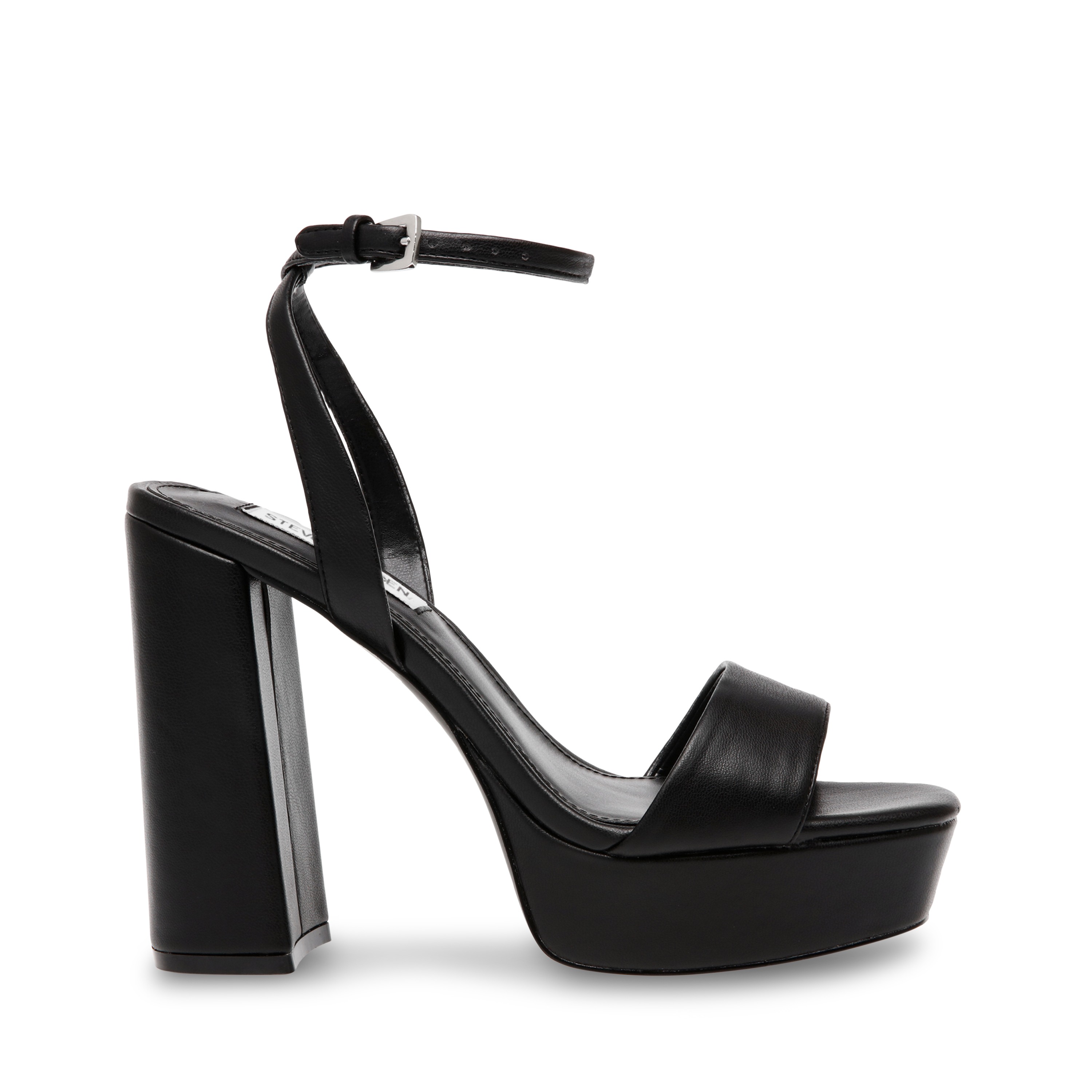 Lessa Black Heels Sandals