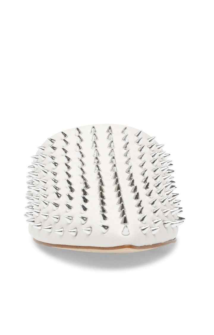 Tiff-S White Closed Flats & Ballerinas