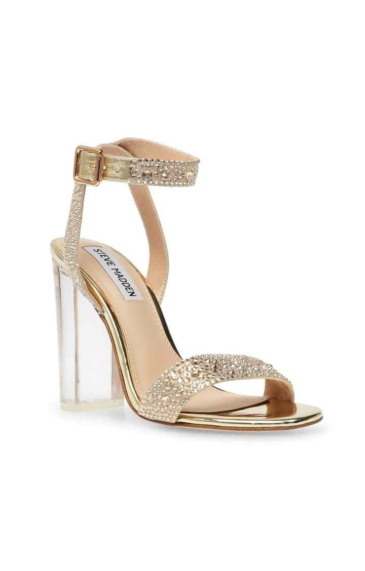 Yuma-R Gold Heel Sandals