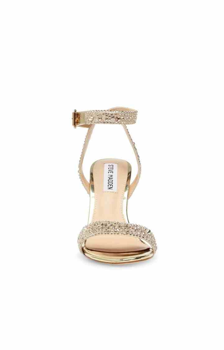 Yuma-R Gold Heel Sandals