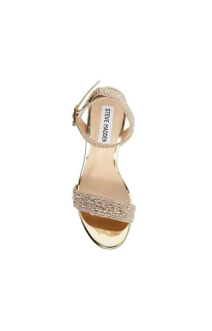 Yuma-R Gold Heel Sandals