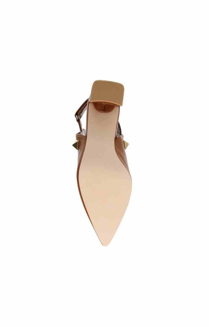 Lotta Brown Heel Sandals