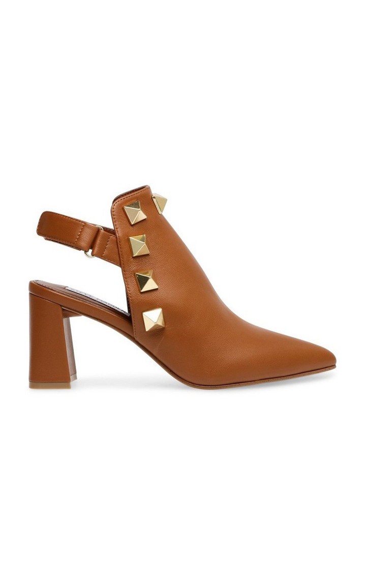 Lotta Brown Heel Sandals