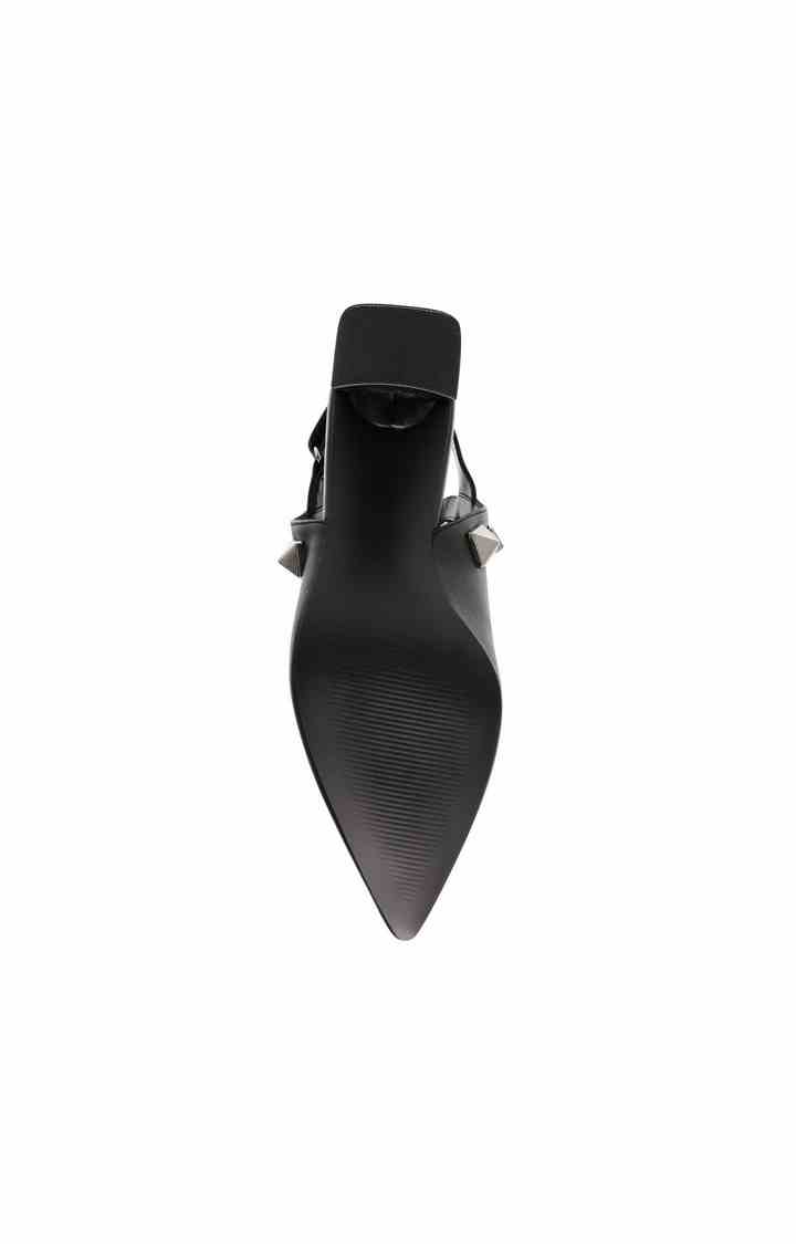 Lotta Black Heel Sandals