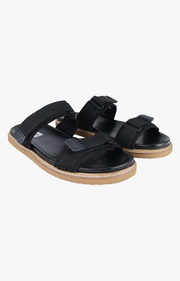 Lyftoff Black Sandals & Flip Flops