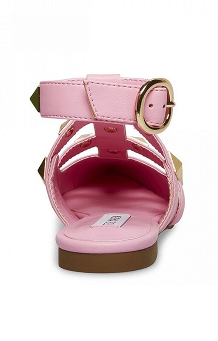 Florencia Pink Closed Flats & Ballerinas