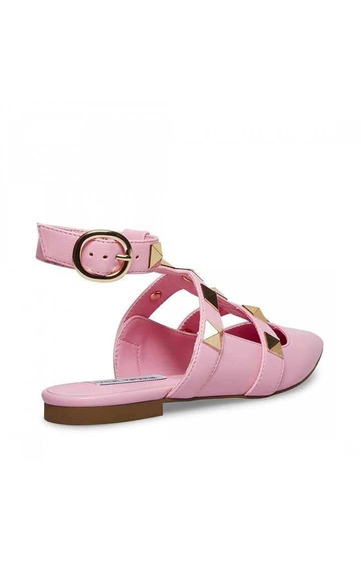 Florencia Pink Closed Flats & Ballerinas
