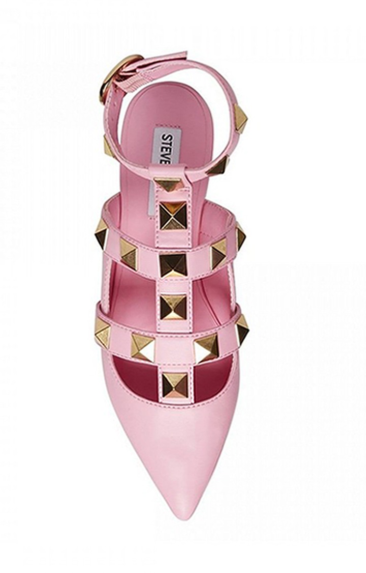 Florencia Pink Closed Flats & Ballerinas