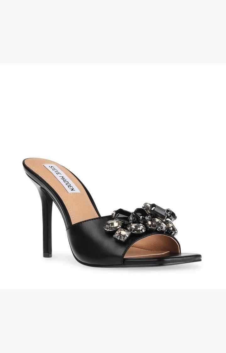 Signal-J Black Heel Sandals