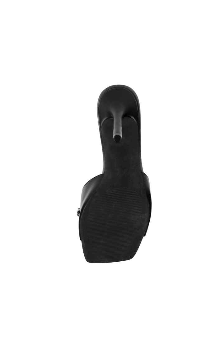Signal-J Black Heel Sandals