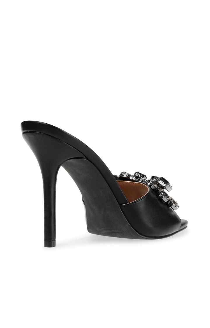 Signal-J Black Heel Sandals