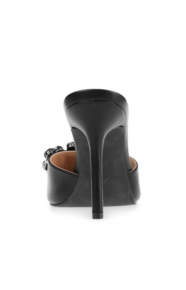 Signal-J Black Heel Sandals
